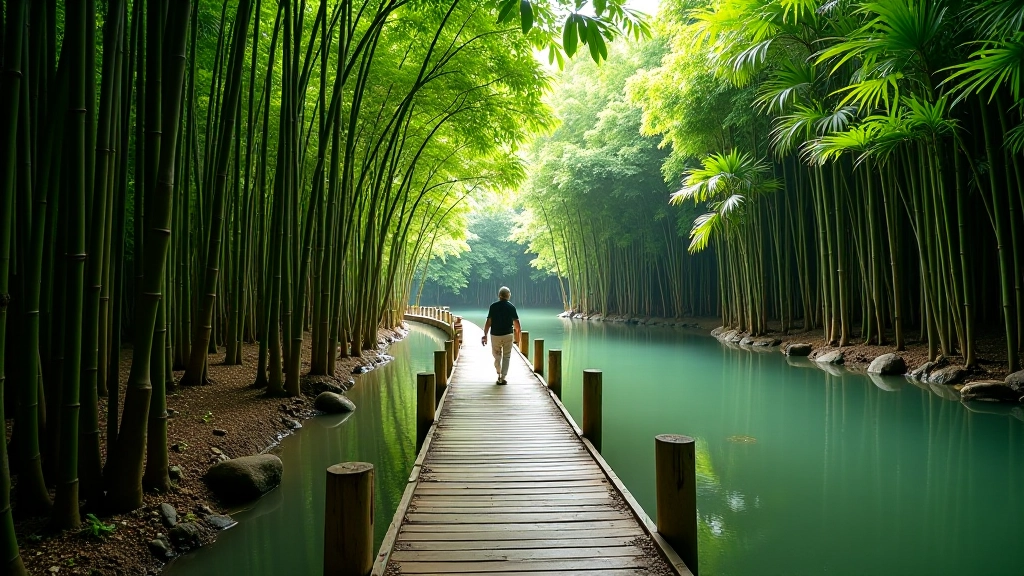 Camino hacia las pozas del Río Mameyes en Luquillo