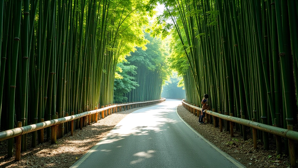 Carretera hacia las pozas del Río Mameyes, señalización y entrada al área natural