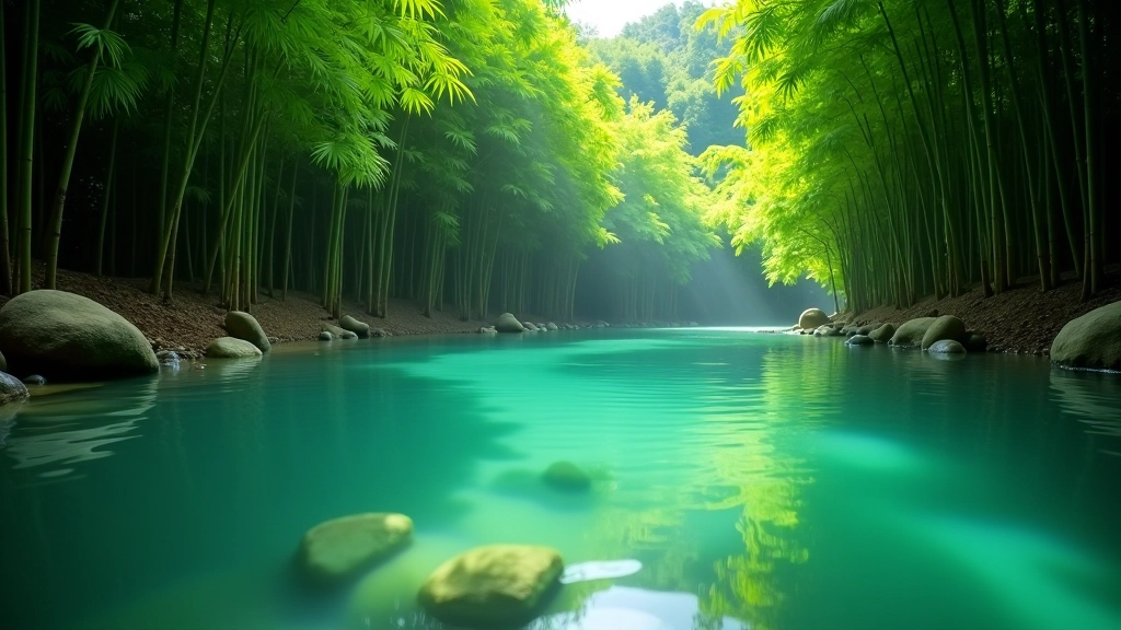 Primer plano de agua cristalina en poza natural mostrando la claridad y belleza que se debe preservar
