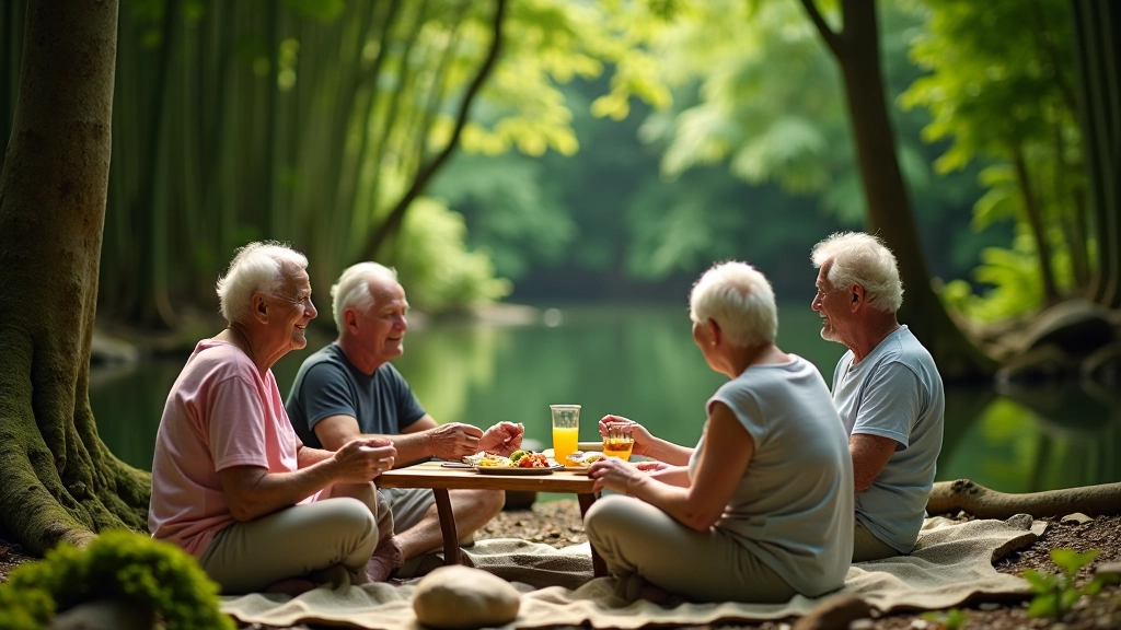 Grupo de adultos mayores